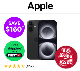 Apple iPhone 16 (128GB) Product Image