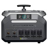 IEETek P2400 Portable Power Station, 2048Wh LiFePO4 Battery, 2400W Pure Sine Wave Output, 4800W Surge Power, 1800W Fast Charging, 800W Solar Input, <10ms EPS Backup, WiFi & Bluetooth App Control