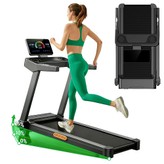 ROBORE L20 Treadmill, 3.5HP Brushless Motor, 15% Adjustable Incline, 14km/h Speed, 180kg Max Load, 40×107cm Running Belt, LED Display & Heart Rate Handrails