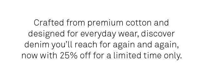 Crafted from premium cotton and designed for everyday wear.
