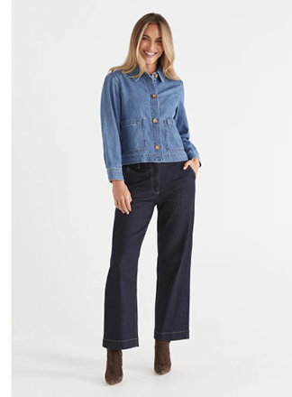 Denim Button Up Jacket