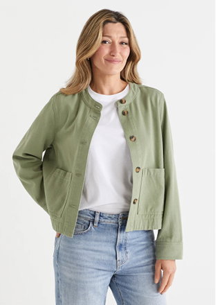 Pocket Front Denim Jacket