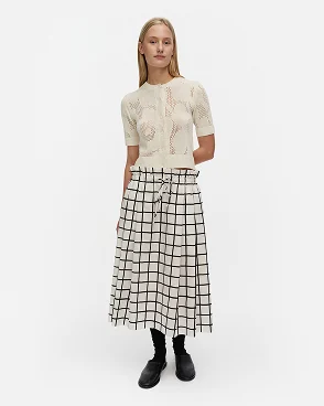 Kirjoitus Iso Ruutu Skirt