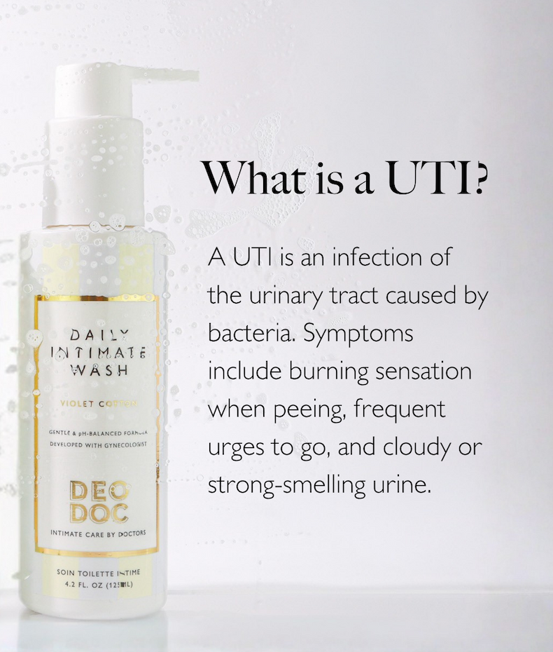 What is a UTI? A UTI is an infection of the urinary tract caused by bacteria. Symptoms include burning sensation when peeing, frequent urges to go, and cloudy or strong-smelling urine.