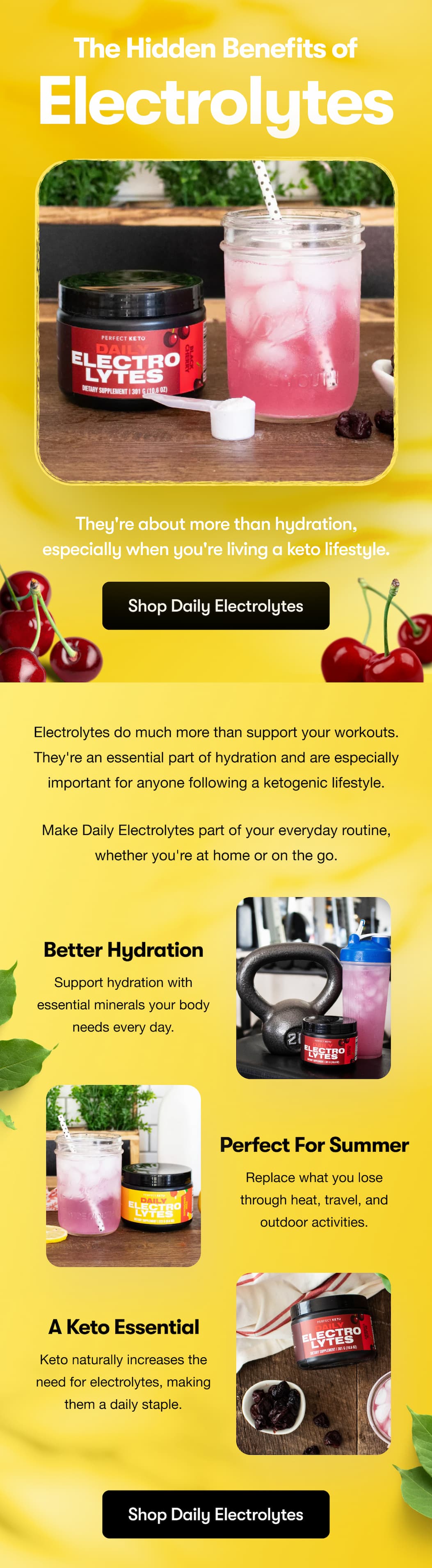The hidden benefits of electrolytes