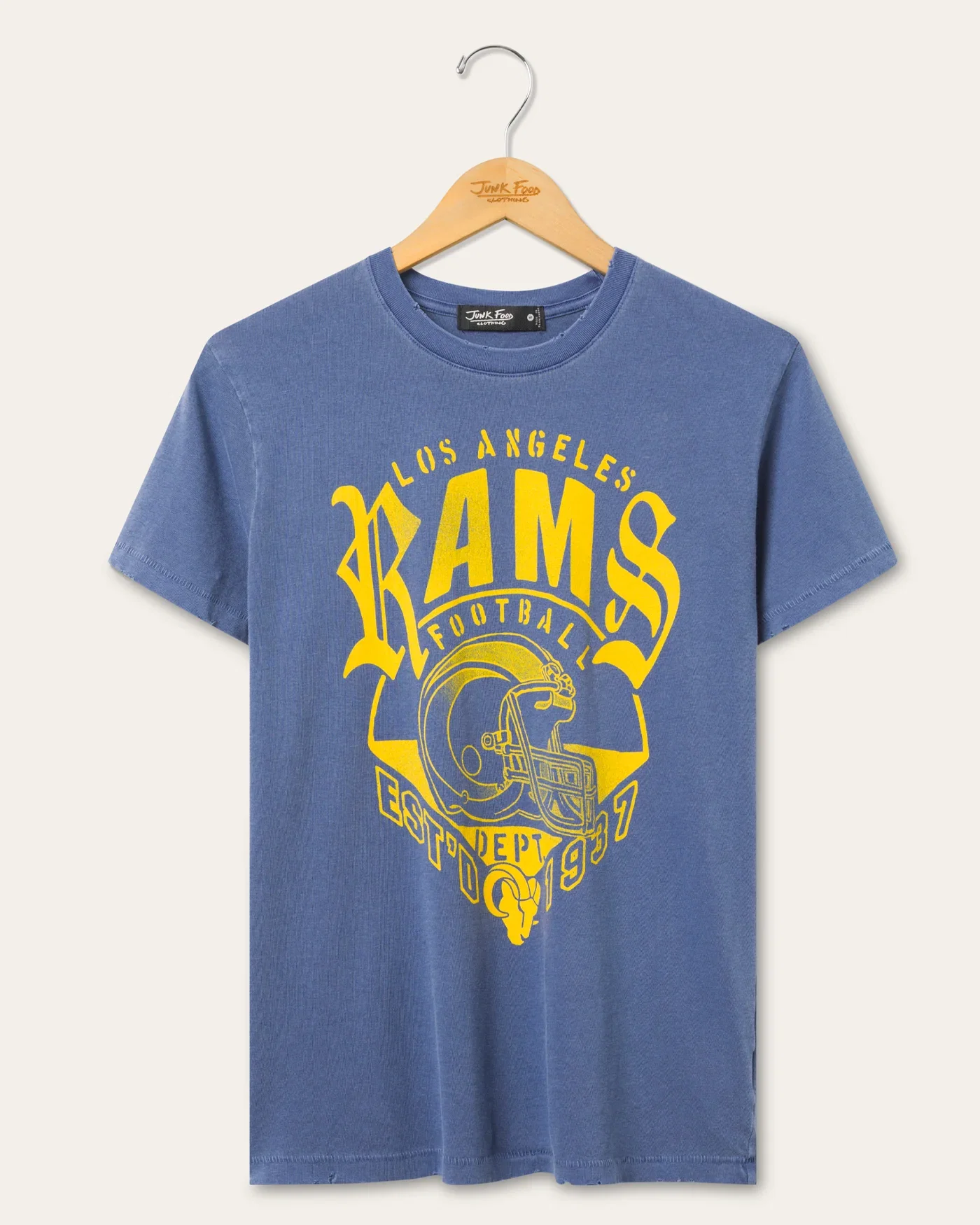 Image of Women's Los Angeles Rams Gridiron Vintage Tee