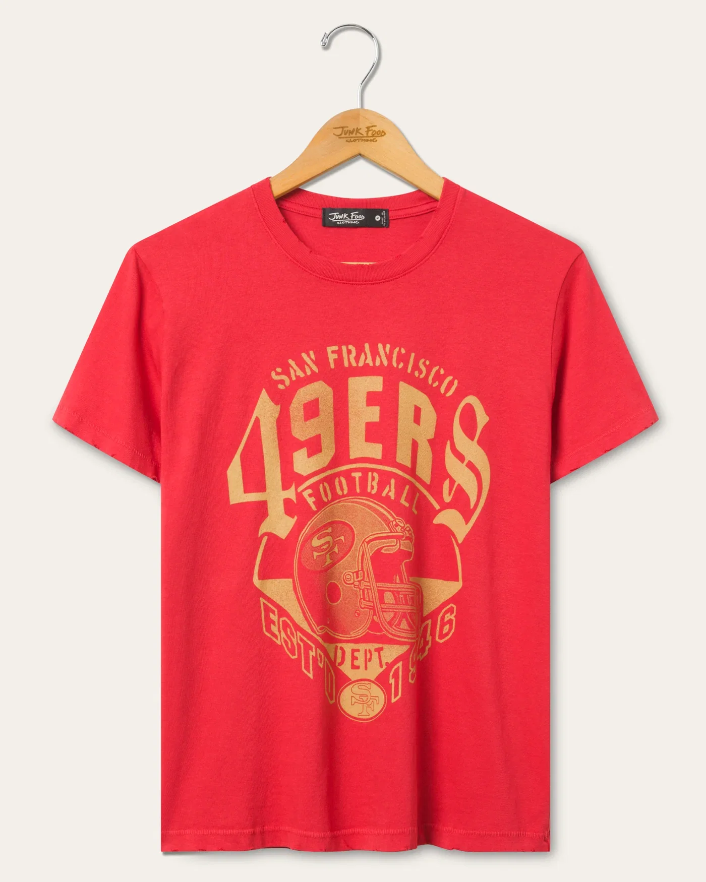 Image of Women's San Francisco 49ers Gridiron Vintage Tee