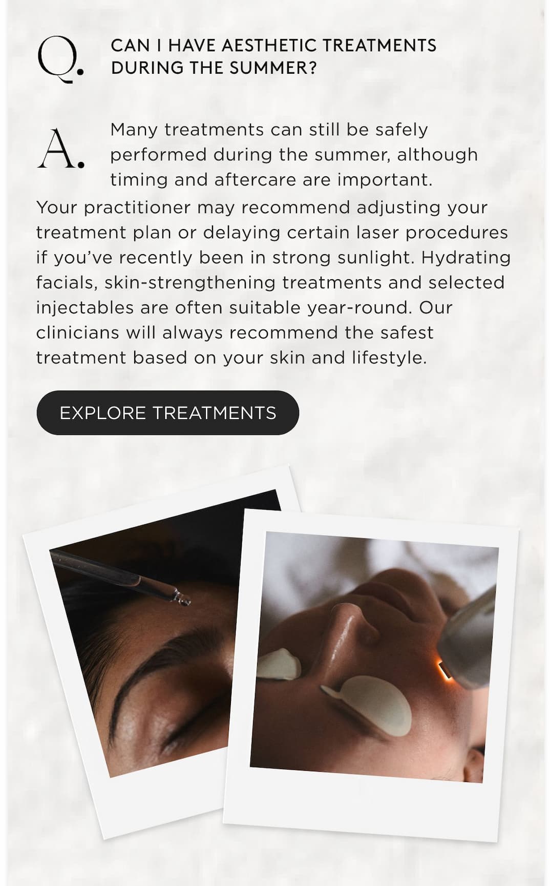 EXPLORE TREATMENTS