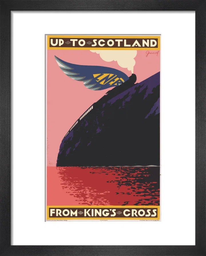 Scotland railway poster