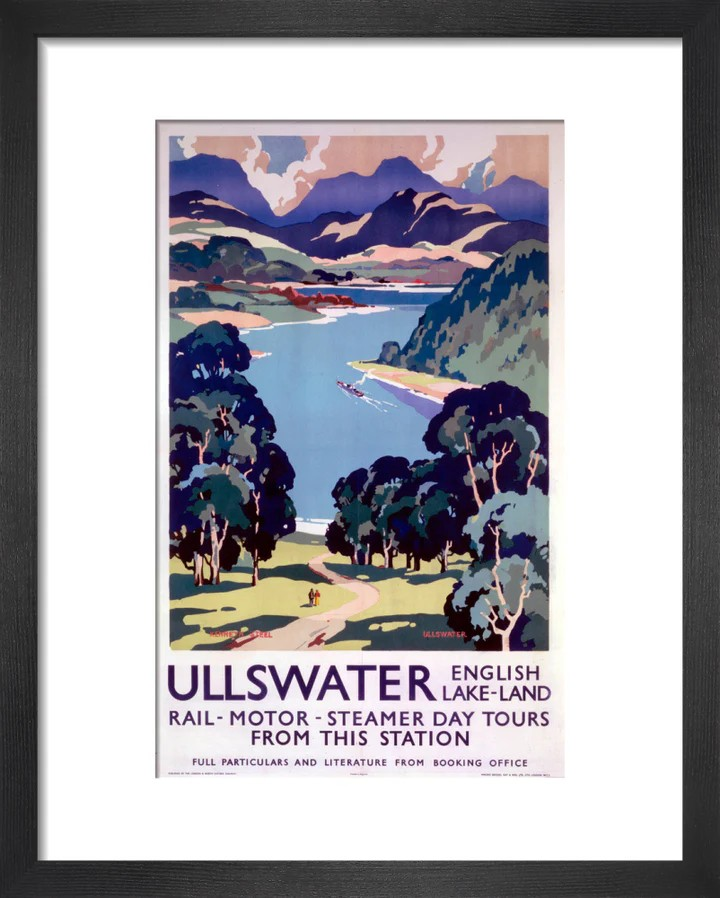 Ullswater railway poster