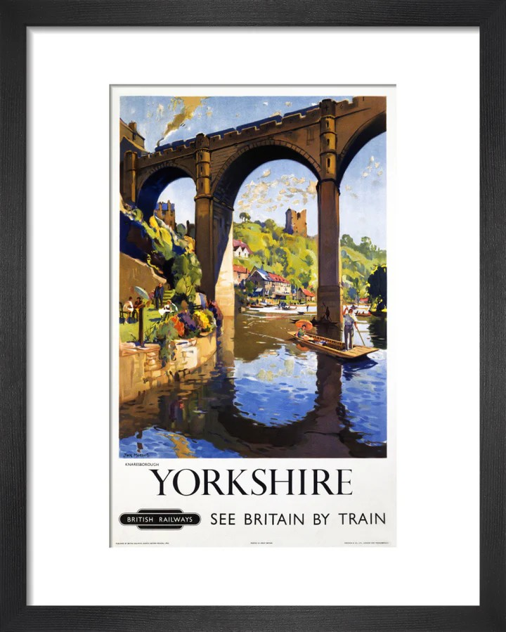 Yorkshire railway poster
