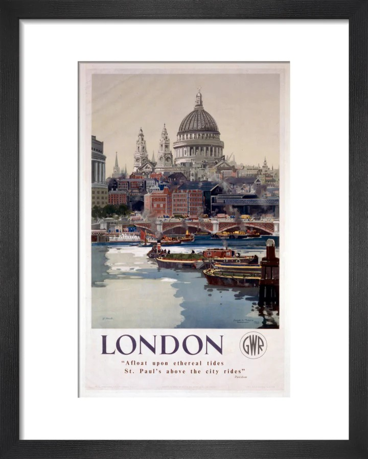 London railway poster