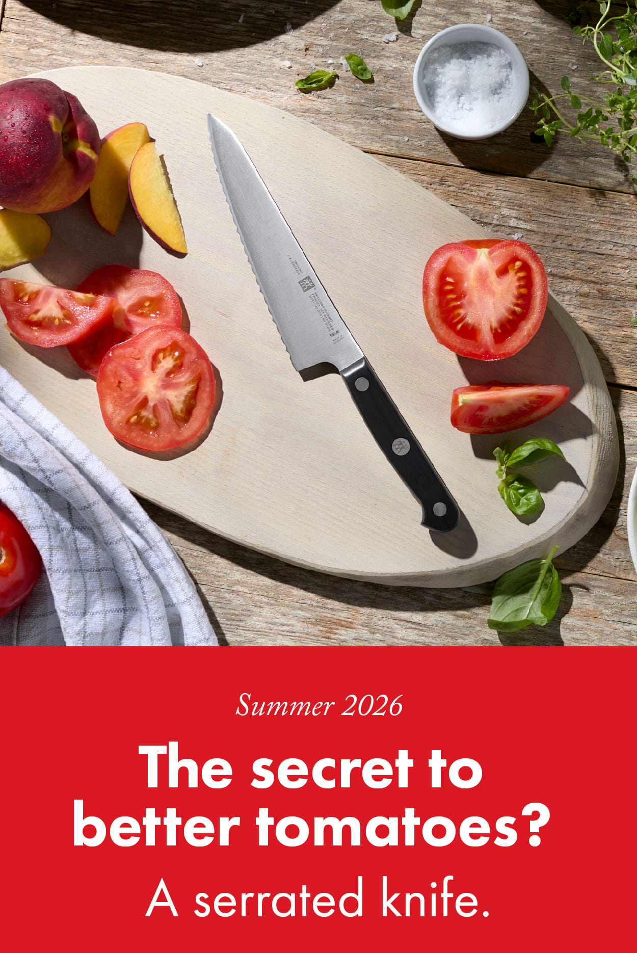 The secret to better tomatoes? A serrated knife. 
