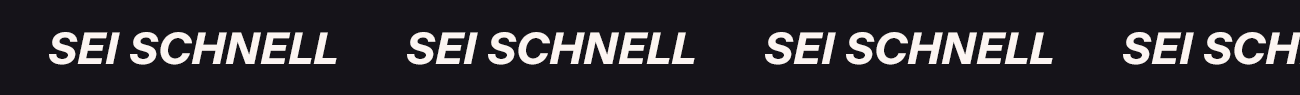 Sei Schnell