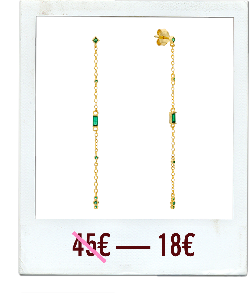 BOUCLES D'OREILLES - GREEN MADISON