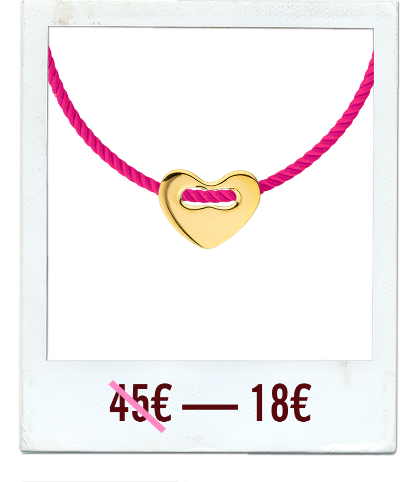 COLLIER - FUCHSIA CORAZON