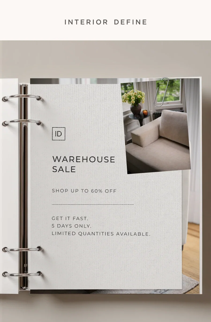 The Warehouse Sale is here