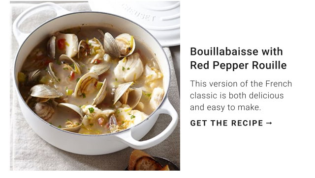 Bouillabaisse with Red Pepper Rouille - get the recipe