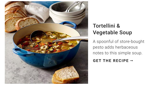 Tortellini & Vegetable Soup - get the recipe