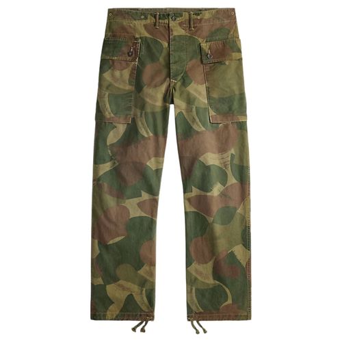 RRL by Ralph Lauren Camo Poplin Cargo Field Trouser - Camo
