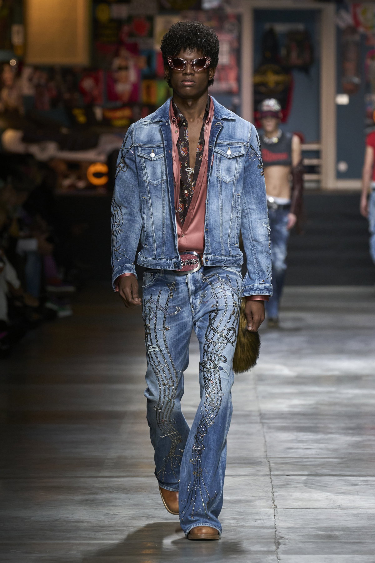 Medium Western Wash Bob Jeans