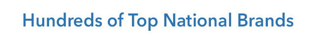 Shop Hundreds of Top National Brands