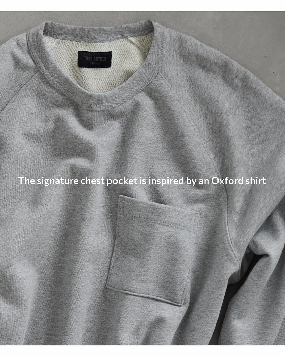 SHOP THE POCKET SWEATSHIRT