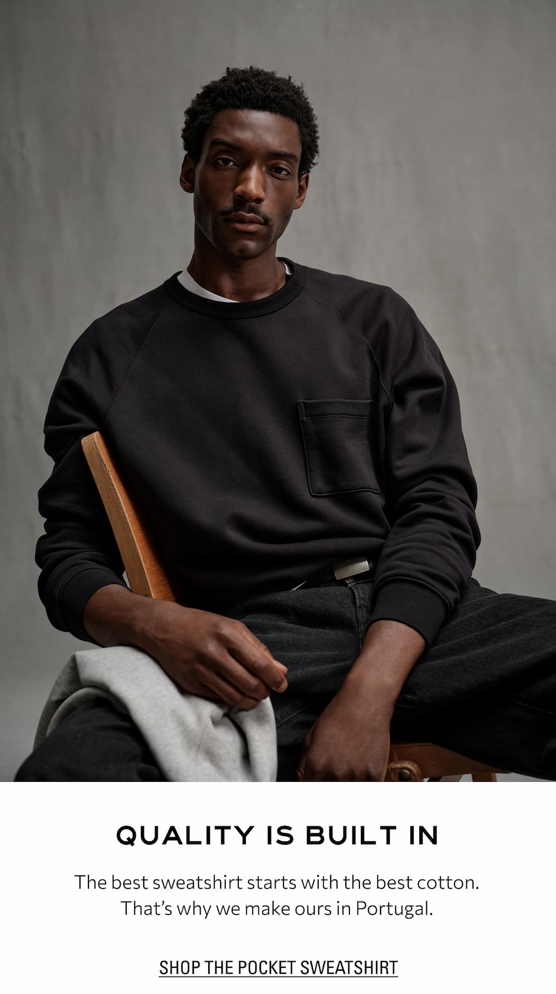 SHOP THE POCKET SWEATSHIRT