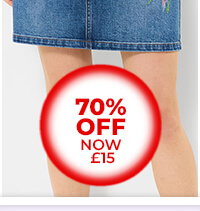 Dalia Embroidered Denim Mini Skirt
