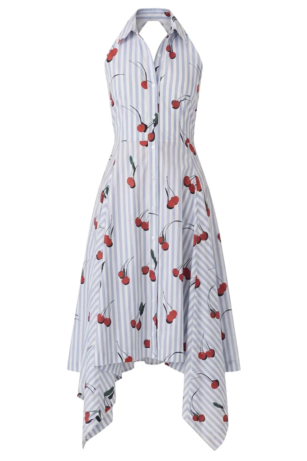 Image of cherry shirt dress