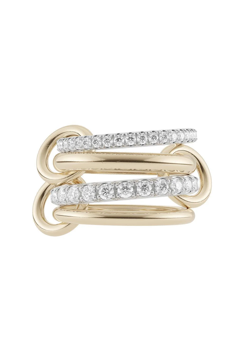 Image of diamond halley four band ring