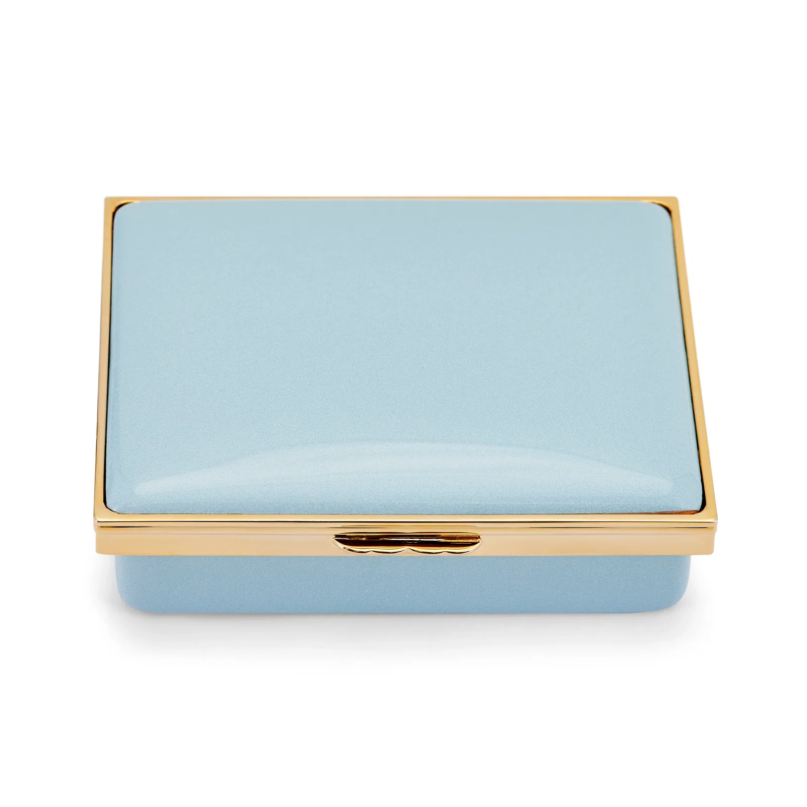 Image of Blank Canvas Large Enamel Box in Blue