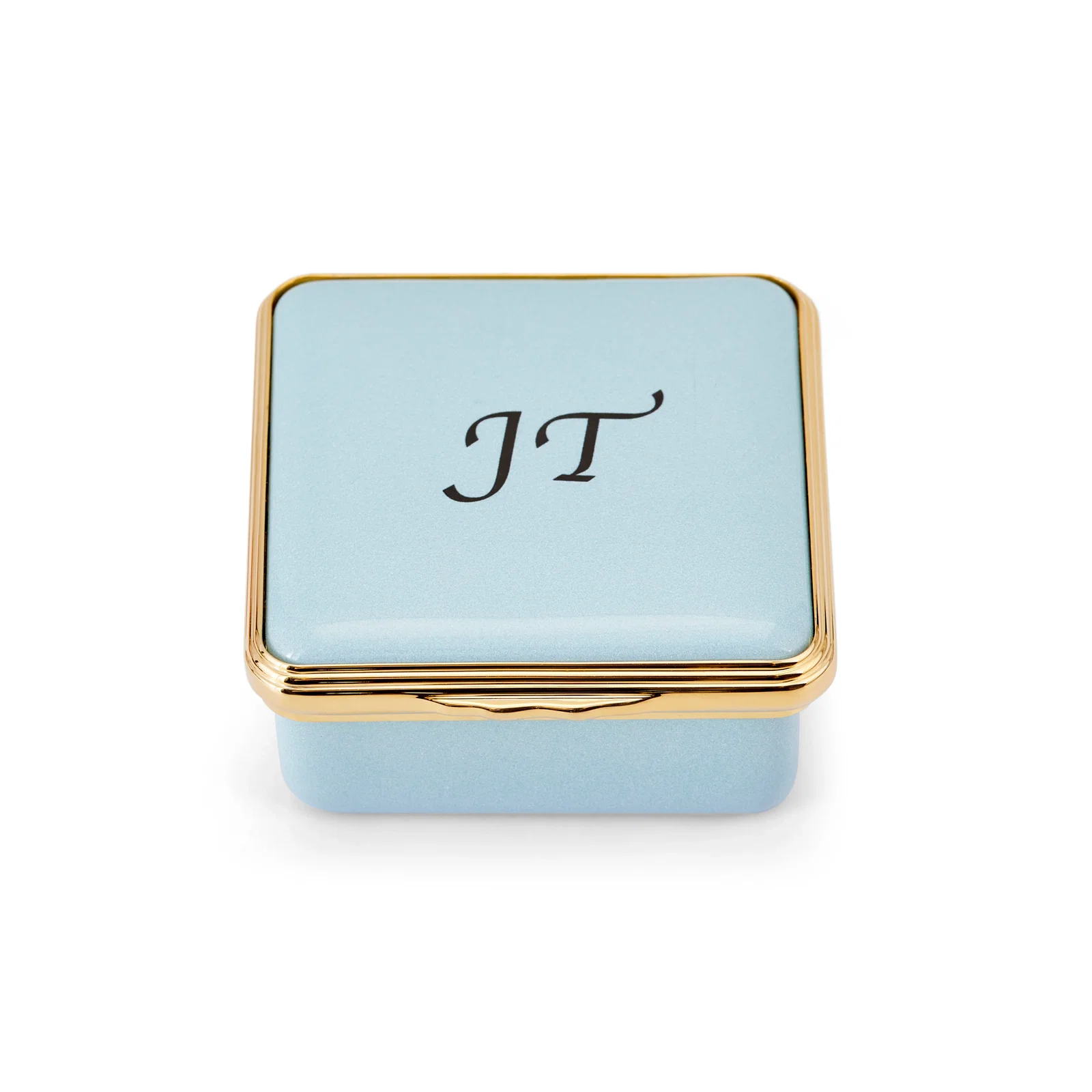 Image of Blank Canvas Enamel Box in Blue