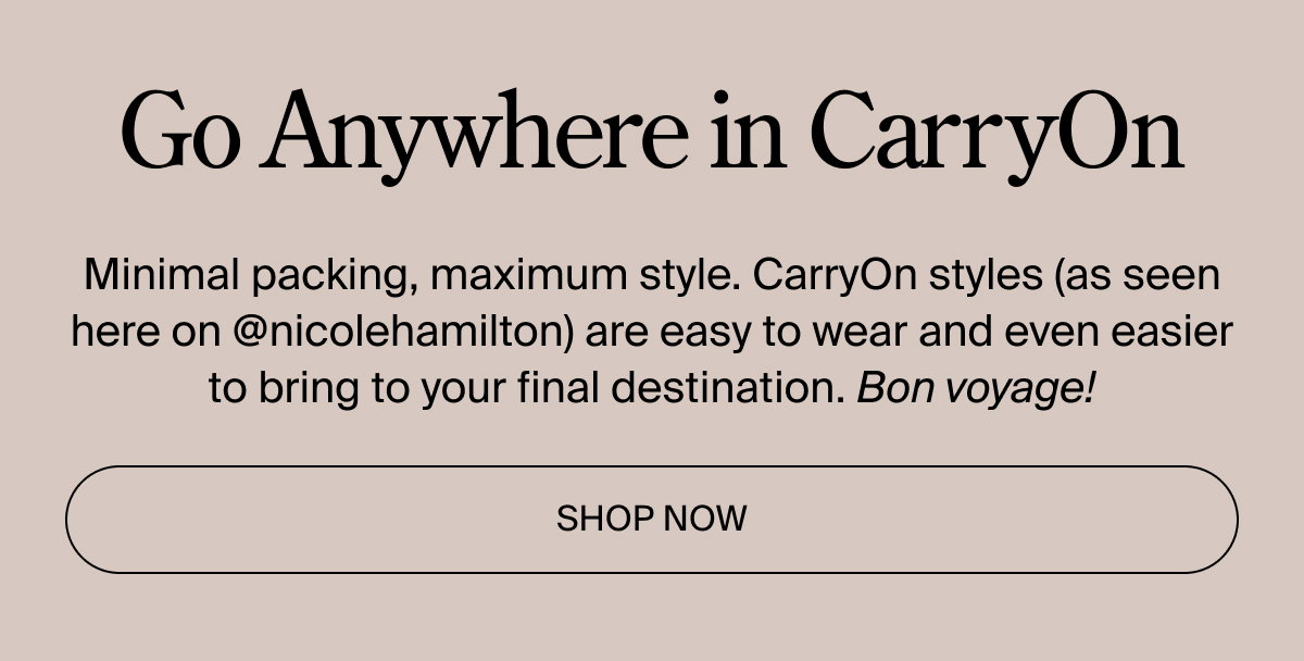 Minimal packing, maximum style