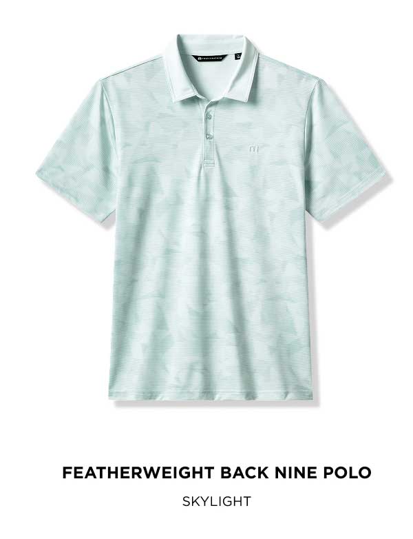 Featherweight Back Nine Polo - Skylight