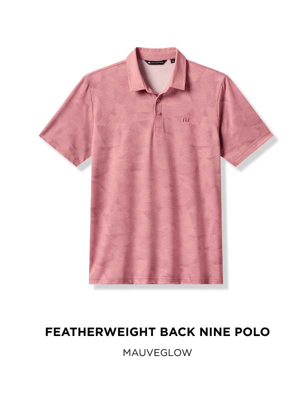 Featherweight Back Nine Polo - Mauveglow