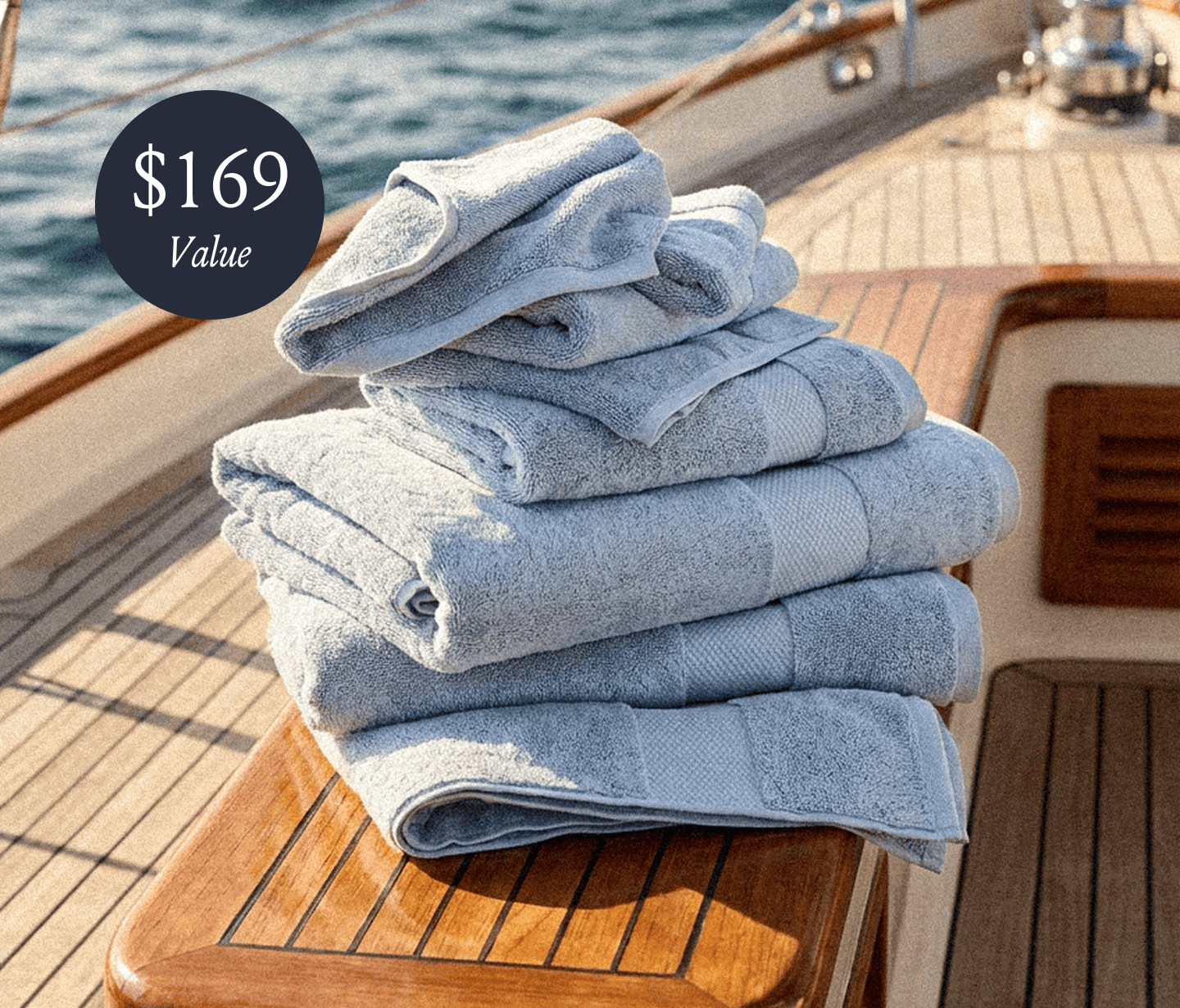 Memorial Day Exclusive Free Turkish Cotton Beach Towel Soft, dreamy, always lounge-ready. Redeem with orders of $599+, while supplies last. SHOP TO REDEEM Available in Hydrangea Harbor Stripe.