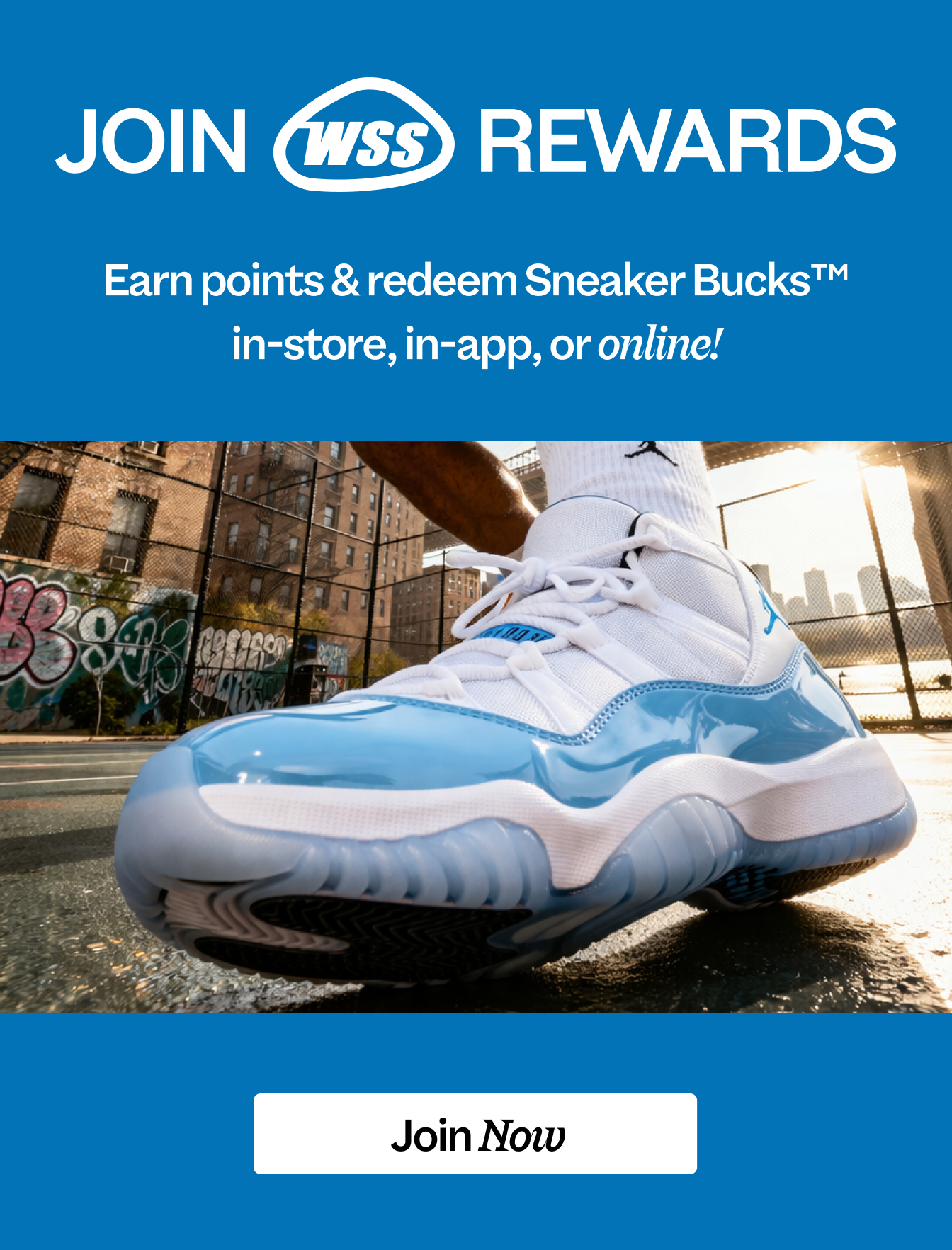 Join the WSS rewards! You won't want to miss out.