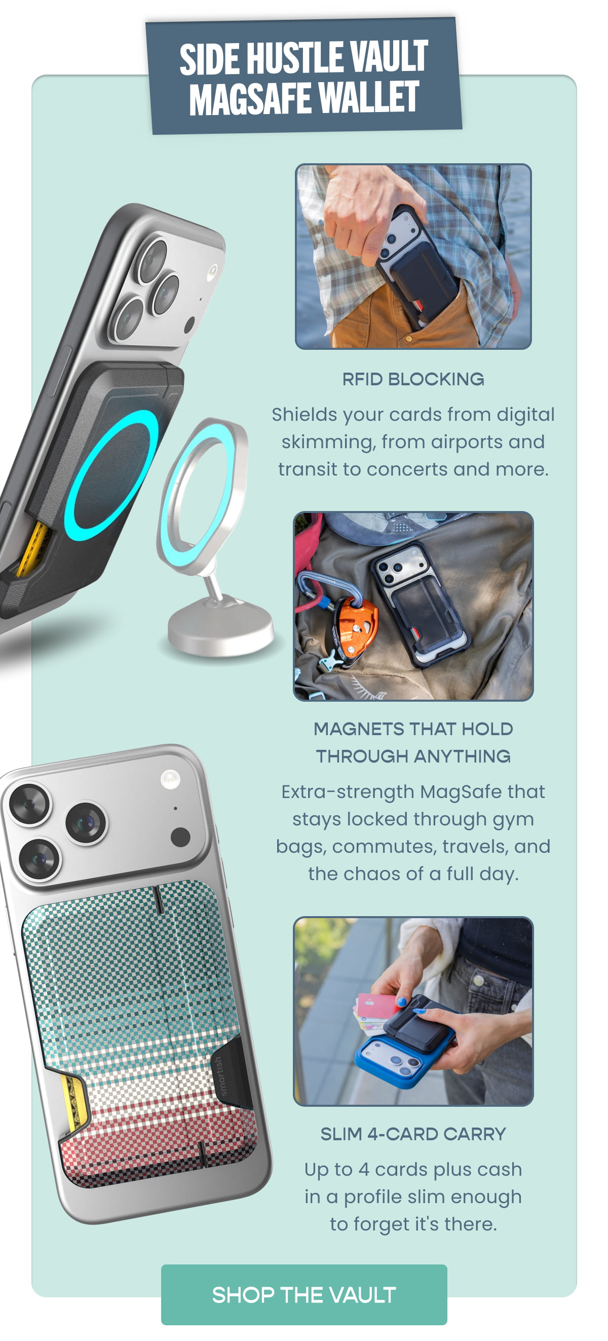 Side Hustle Vault MagSafe Wallet