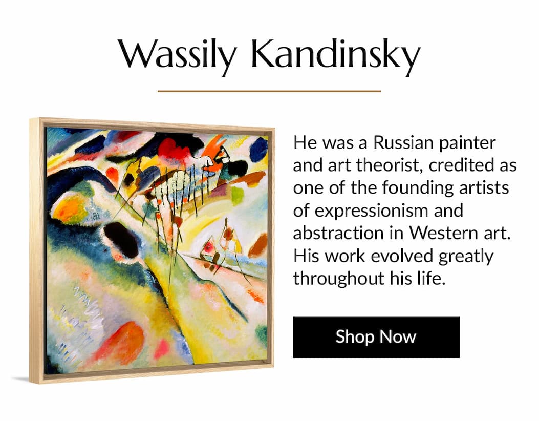 Wassily Kandinsky had a great impact on abstraction and expressionism in Western art