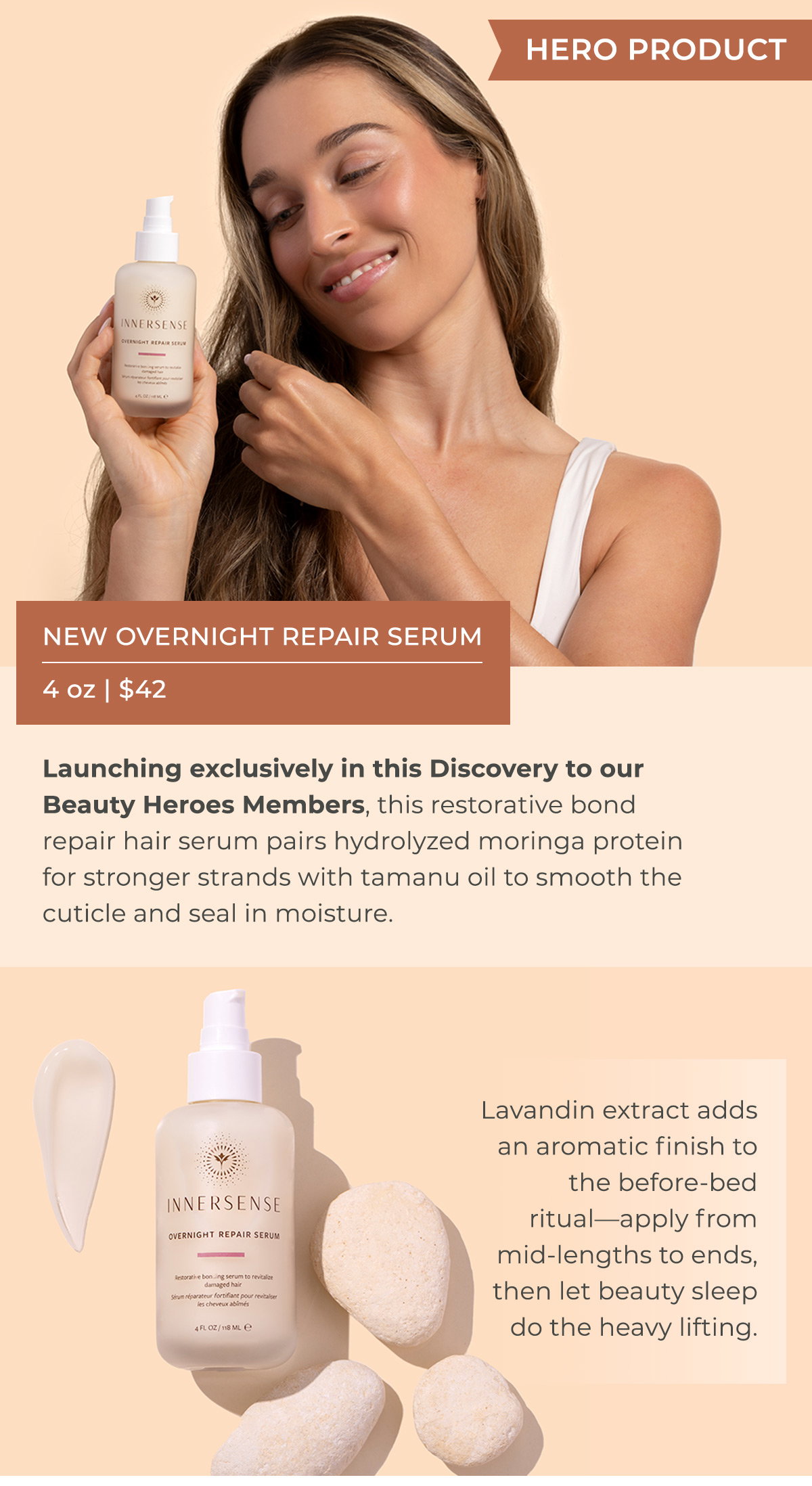 HERO PRODUCT - NEW Overnight Repair Serum - 4 oz | $42 