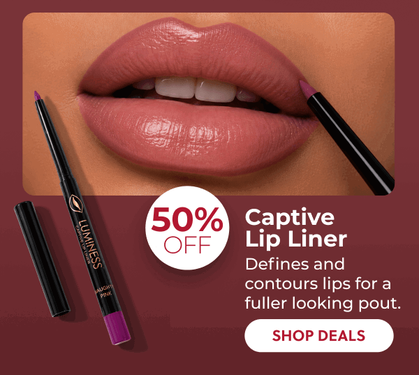 Captive Lip Liner: Defines and contours lips for a fuller looking pout.