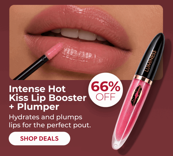 HOT KISS LIP PLUMPER: Plumps and hydrates lips for the perfect pout.