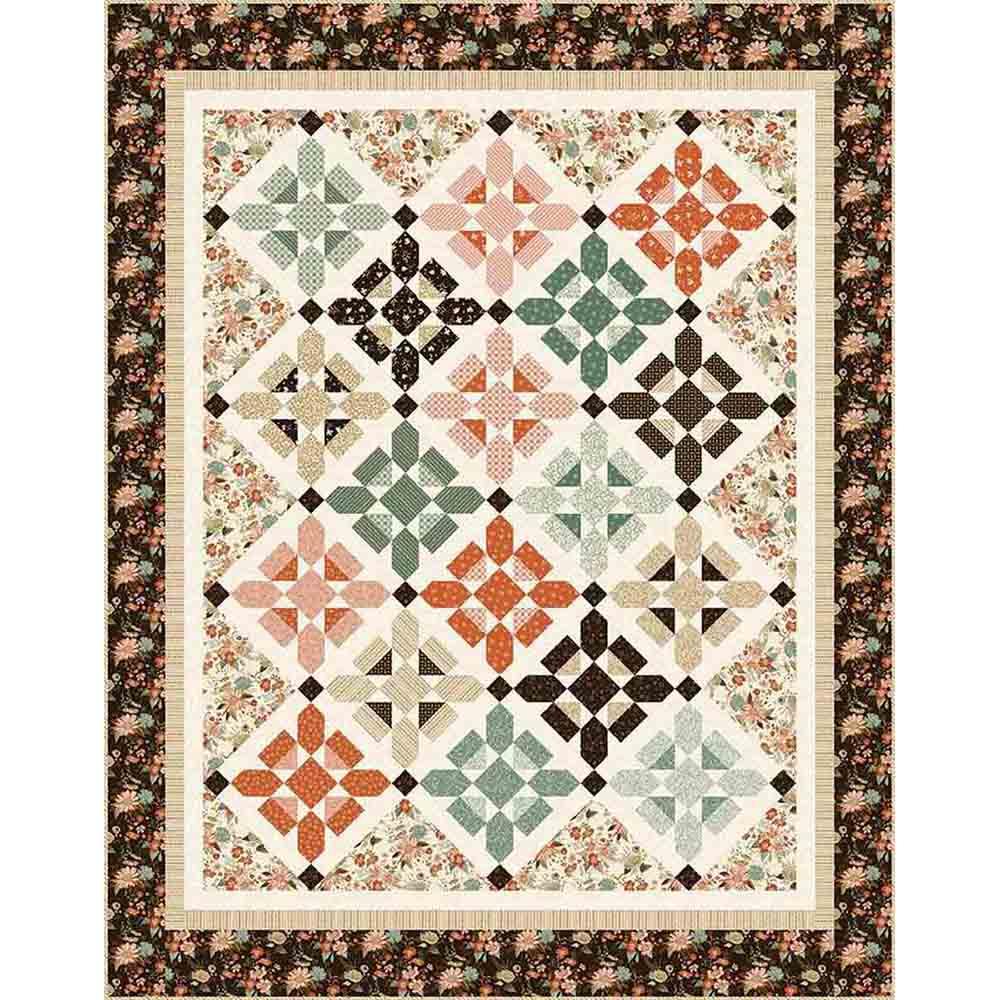 Image of Let's Get Fancy - Morning Latte by Sandy Gervais - Riley Blake Designs - Box Quilt Kit