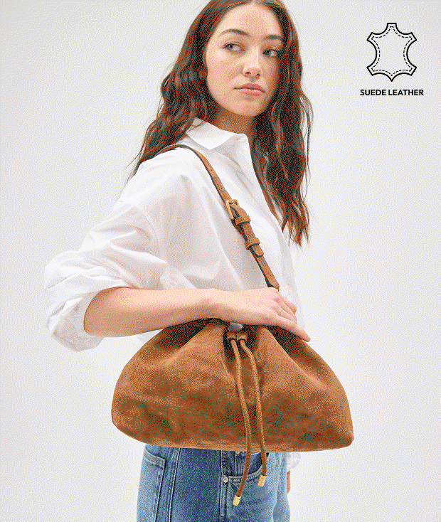 genuine suede leather BAGS