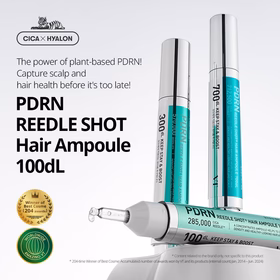 VT PDRN Reedle Shot Hair Ampoule 100dL 15ml X2
