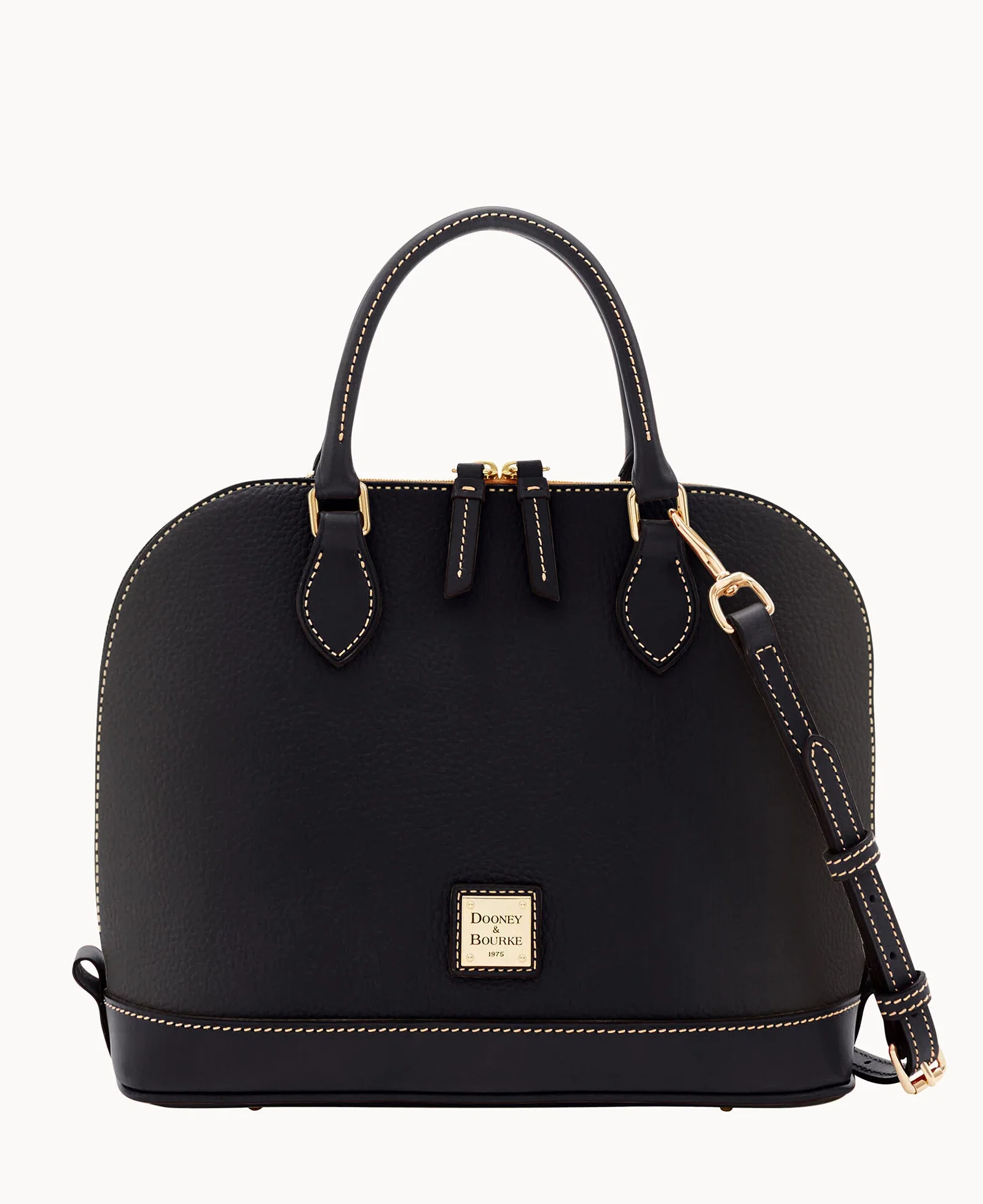 Image of Pebble Grain Zip Zip Satchel