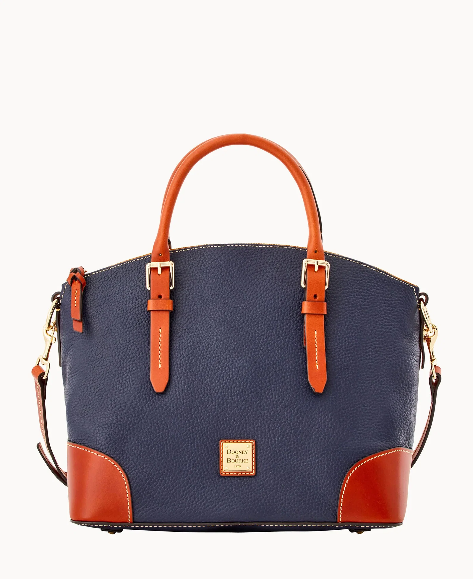Image of Pebble Grain Domed Satchel
