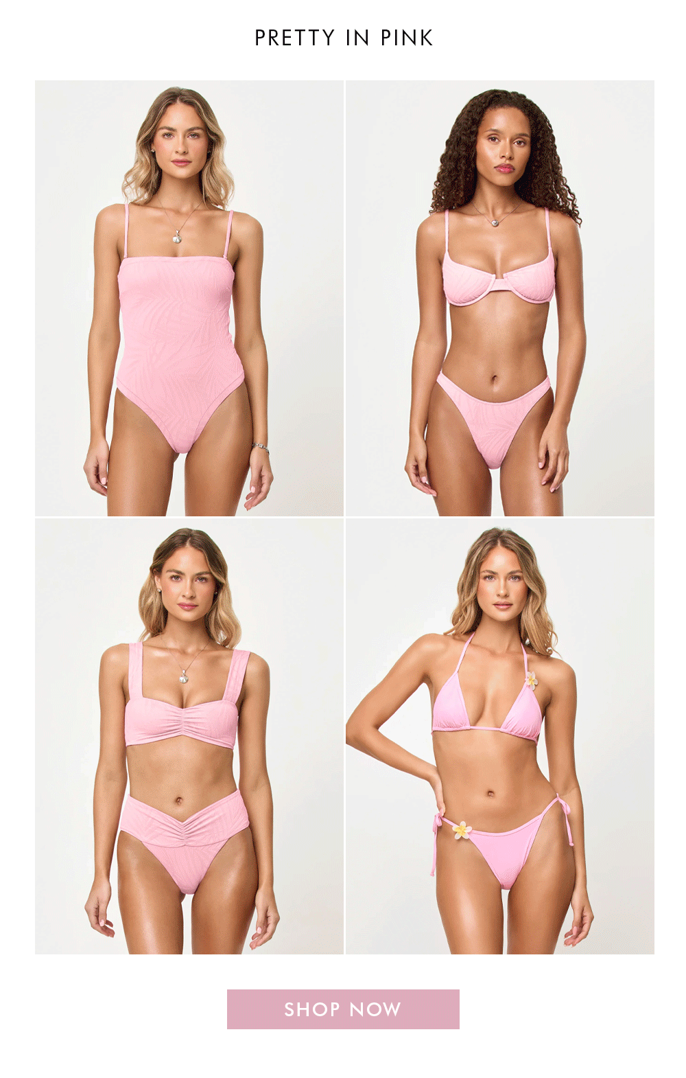 Pretty in pink - Shop now
