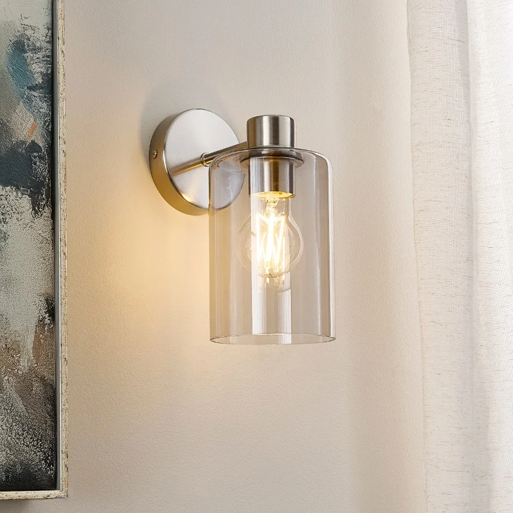 Image of Kingsholm Brushed Satin Nickel Wall Light